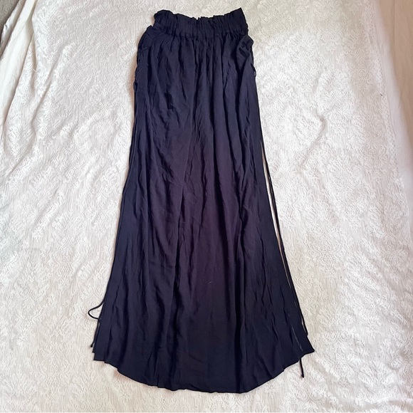 NWT ASOS maxi beach skirt with lace up sides - Picture 2 of 11